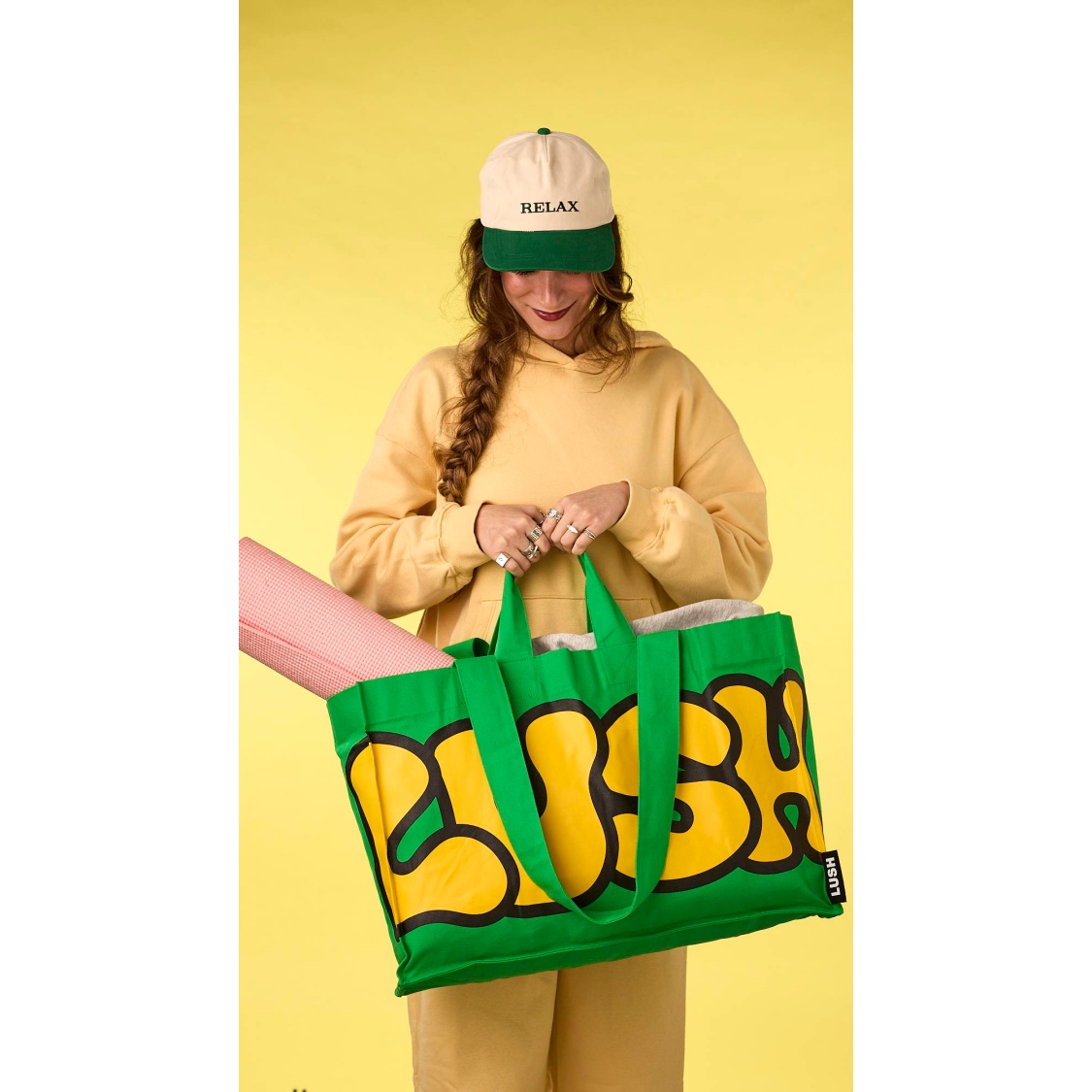 Retro Bubble Lush Big Bag - Red - Image 8