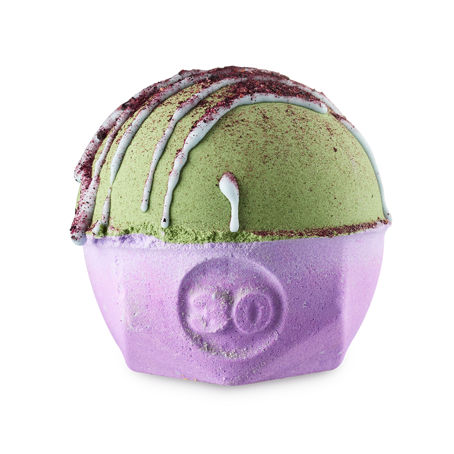 Blueberry Matcha Oat Latte