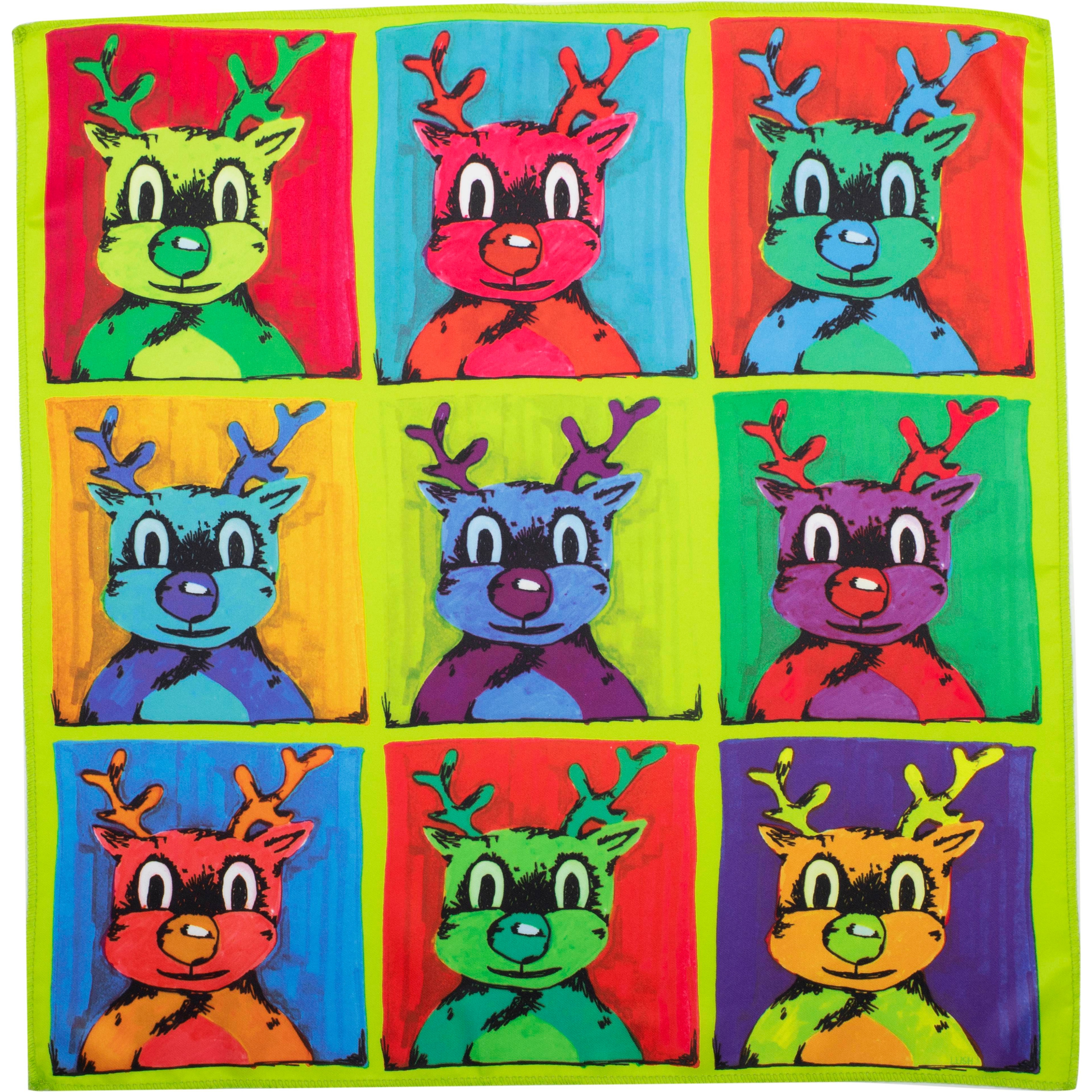Warhol Reindeer Knot Wrap